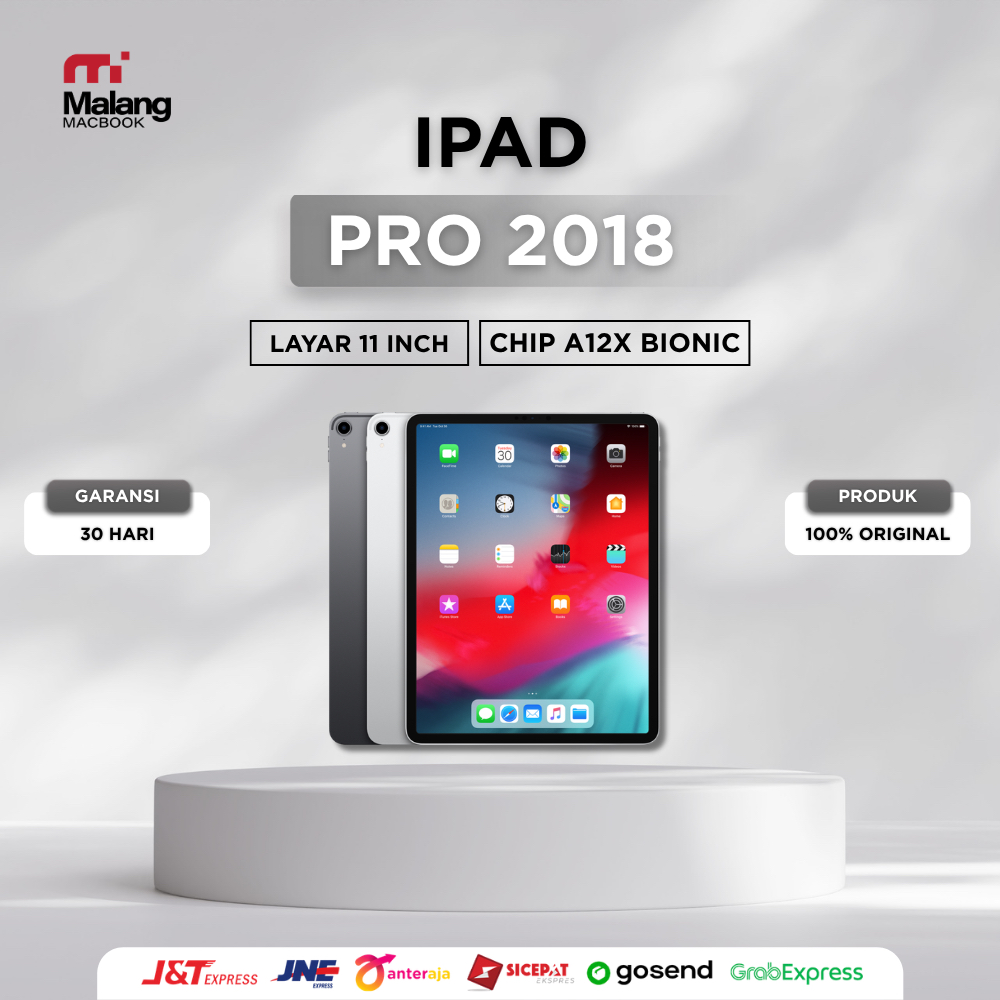 iPad Pro 2018 12.9 & 11 inch Wifi-Cellular 1TB 512GB 256GB 64GB Second Original Bergaransi
