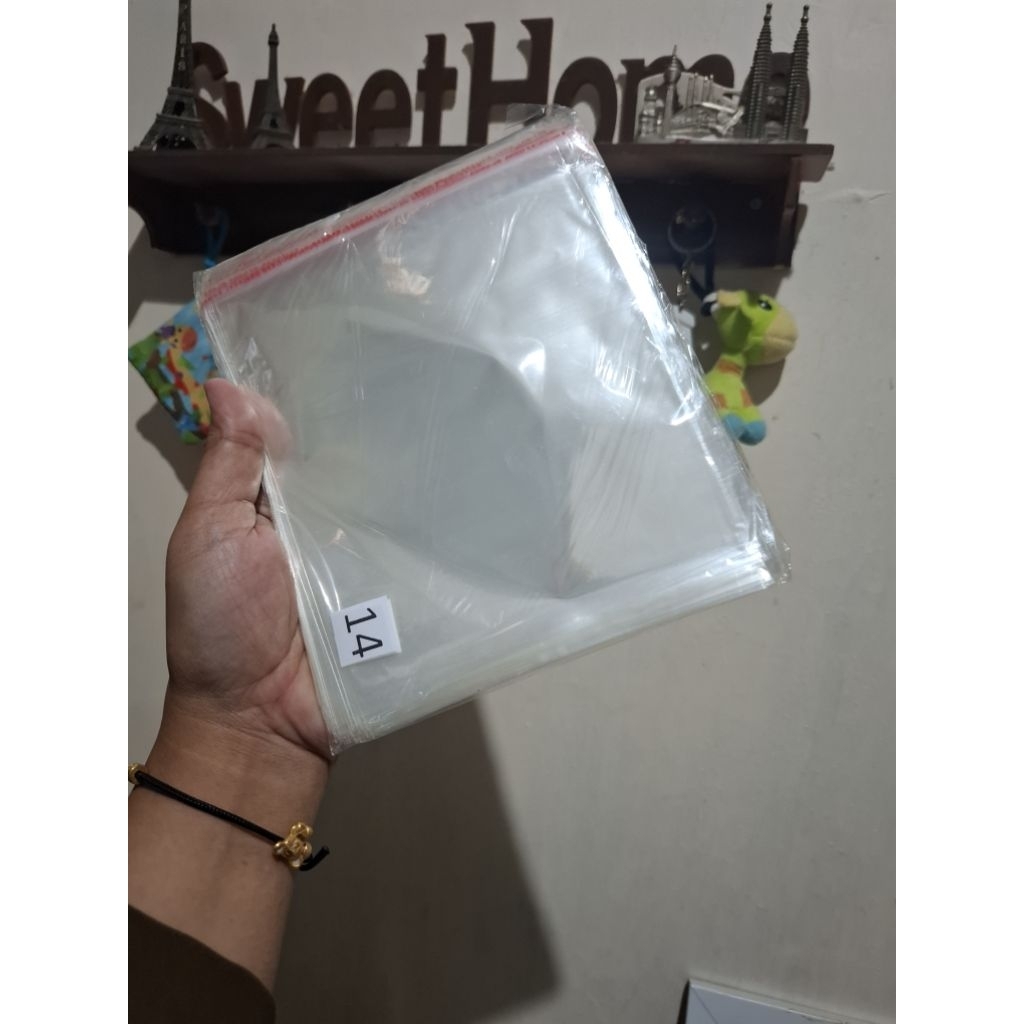 plastik opp 14 x 14
