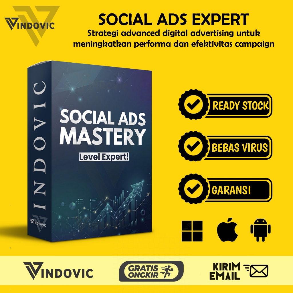 [T0995] Social Ads Mastery Level Expert | Strategi Iklan Digital Skala Profesional