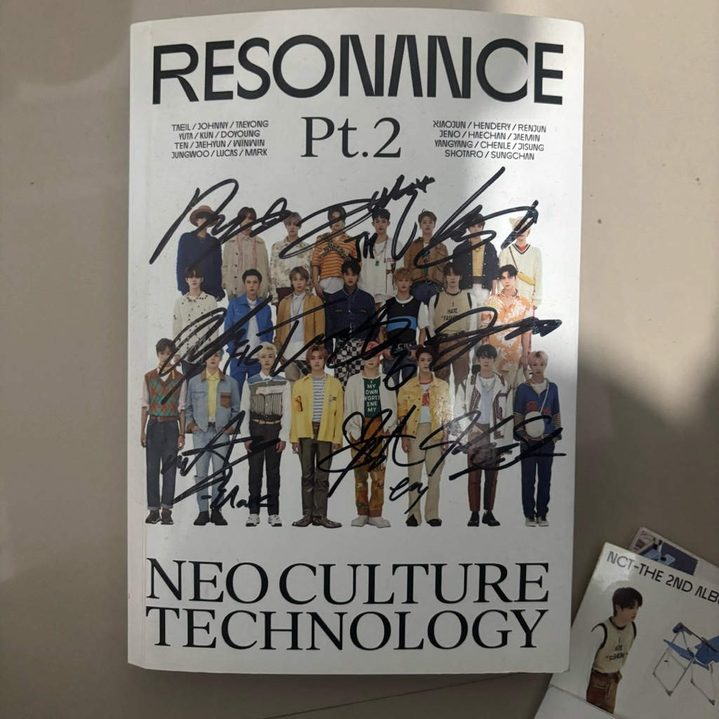 NCT Resonance Pt 2 Depature Version Signed Album