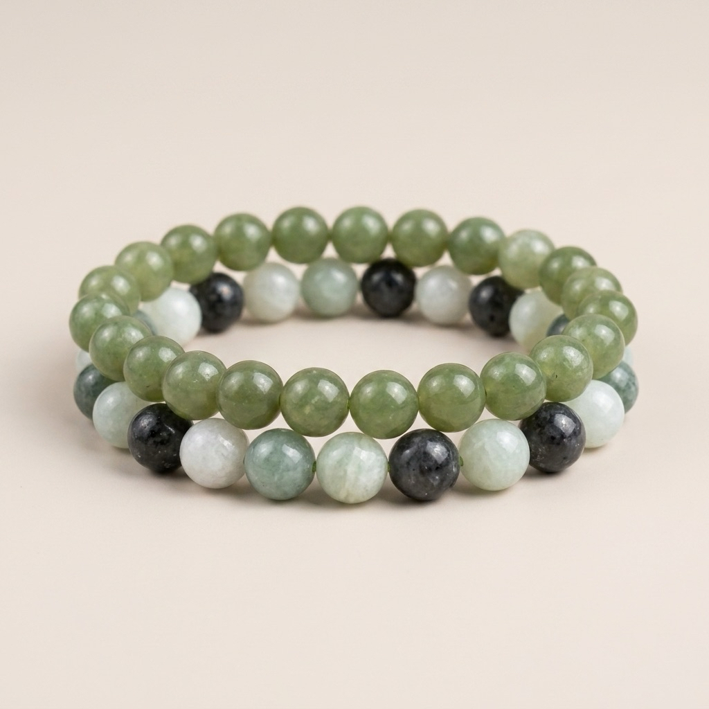 Gelang giok Natural Type A Myanmar jade bracelet Bersertifikat