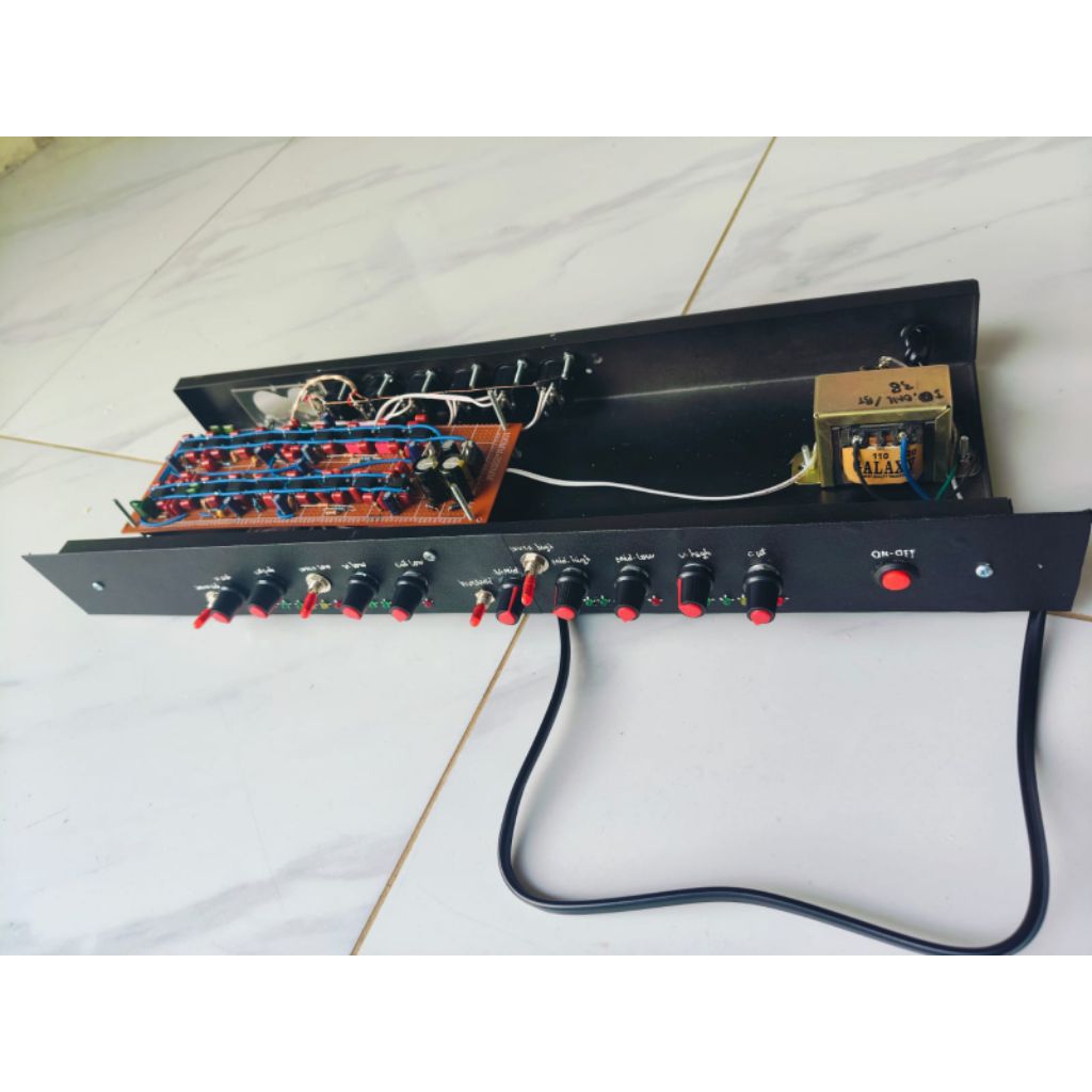 Crossover Aktif 4Wayy Rakitan Frekuensi Sendiri Sendiri