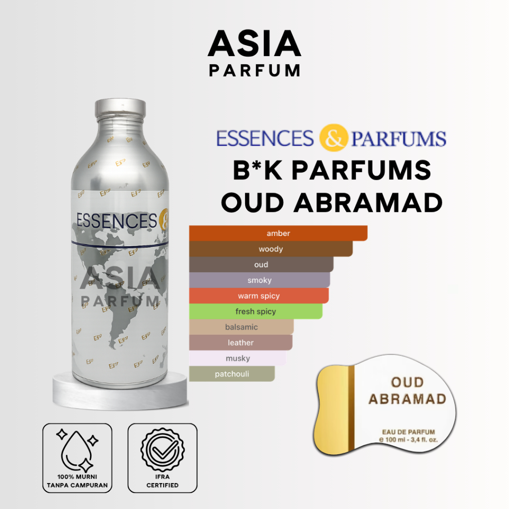 ESSENCES & PARFUMS OXYLOS 102589 - BIBIT PARFUM OUD ABRAMAD GRADE A - SEGEL & REPACK 100G