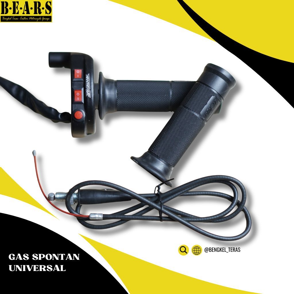 Gas Spontan Gas Kontan Handgrip Racing Universal Motor Custom Motor Balap