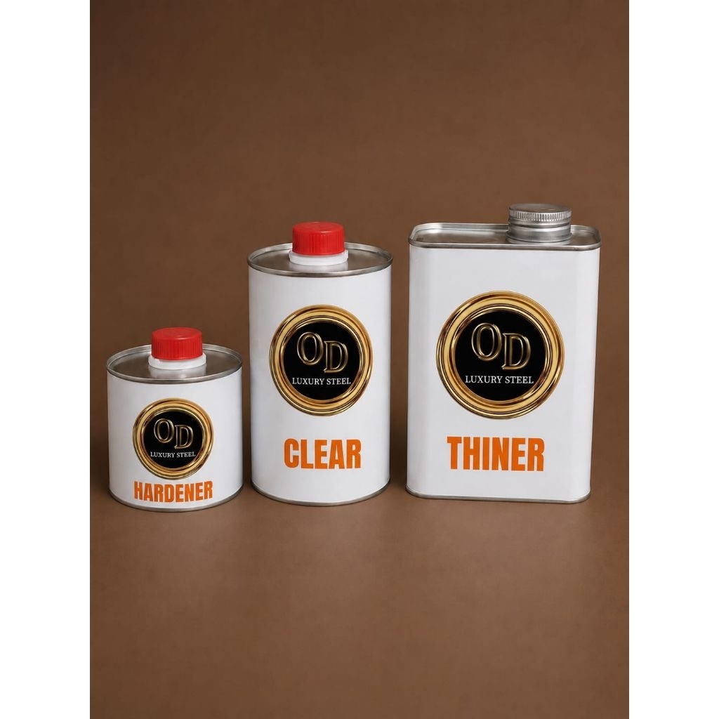 clear, hardener, thiner