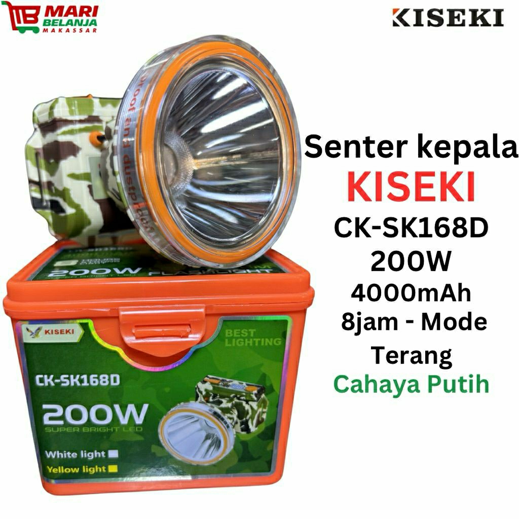 SENTER KEPALA KISEKI CK-SK168D 200WATT DENGAN DIGITAL INDIKATOR BATERAI