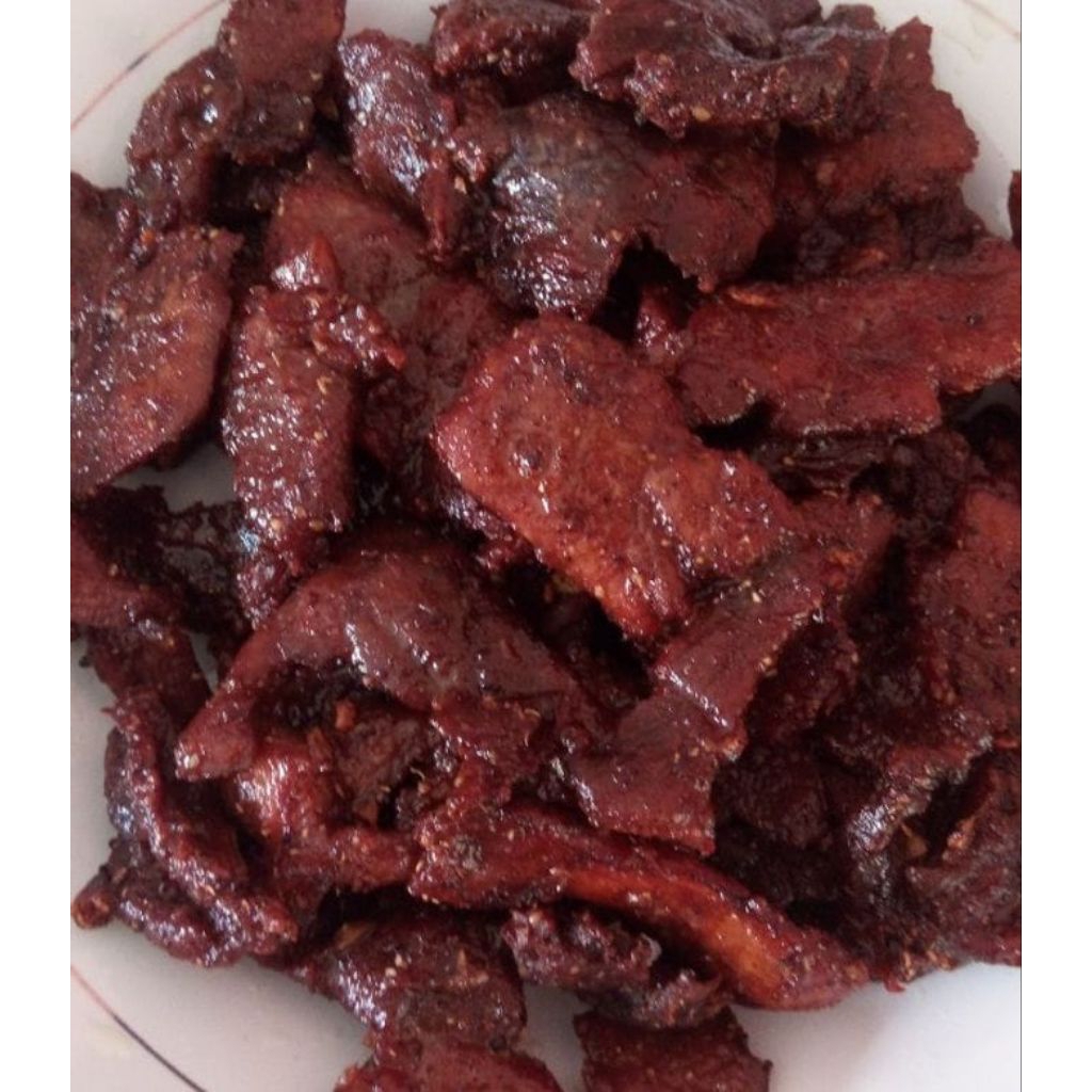 DENDENG BABI HUTAN NON HALAL B2 PORK BAK KUA MANIS PEDAS ASIN ORIGINAL DAGING MENTAH B2 HUTAN