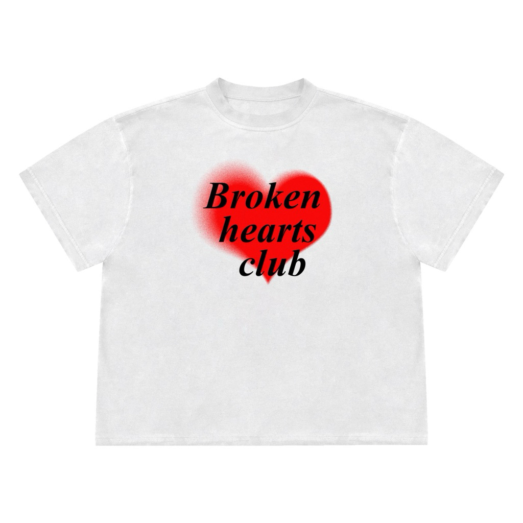 NOCTRY BOXY TEE — BROKEN HEART  CLUB