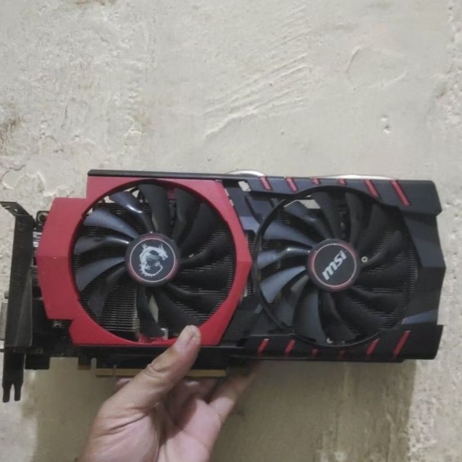 GPU/VGA GTX 970 4GB DDR5 256BIT MERK MSI RUSAK ALIAS MATOT