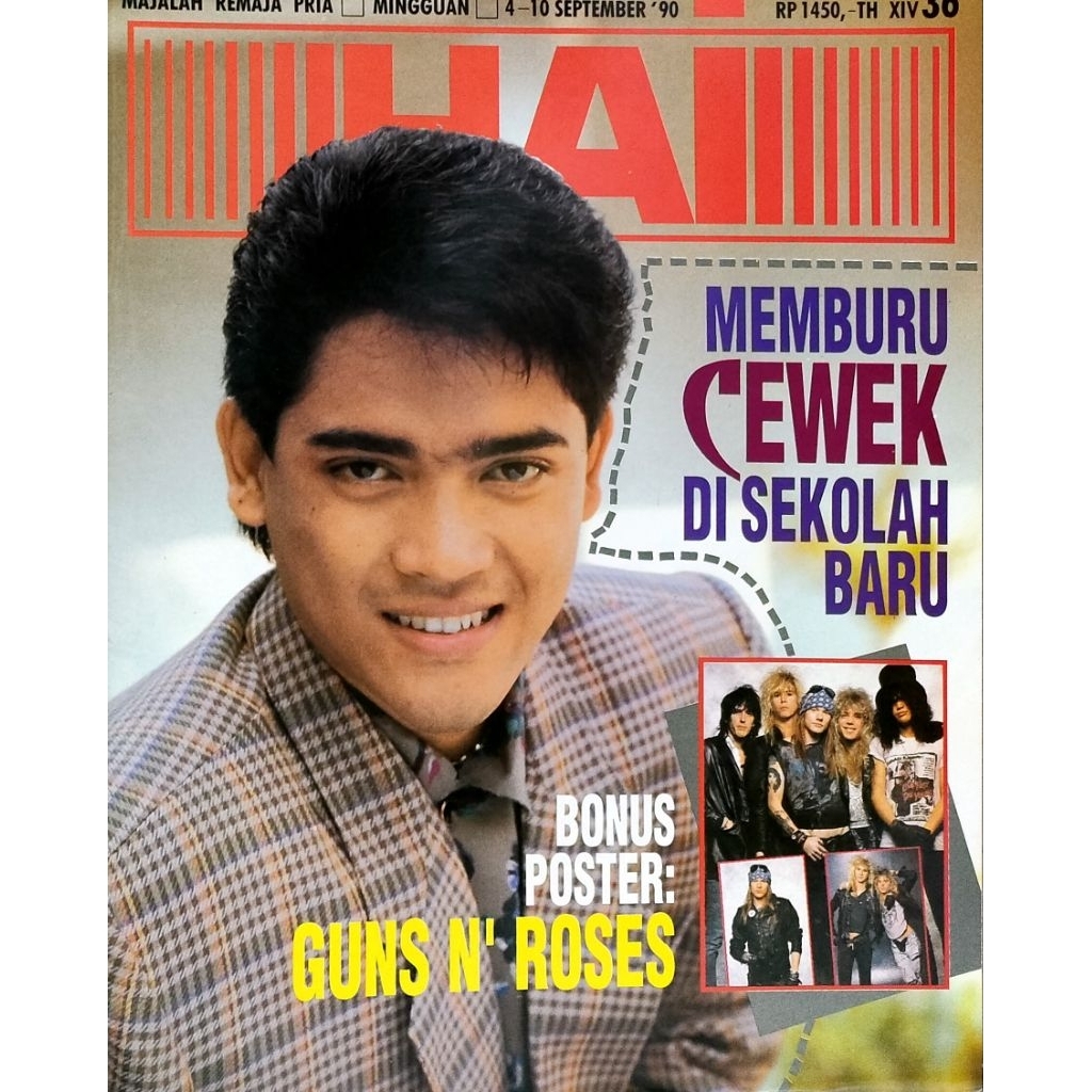 Majalah Hai Edisi 4-10 September 1990 Minus Poster