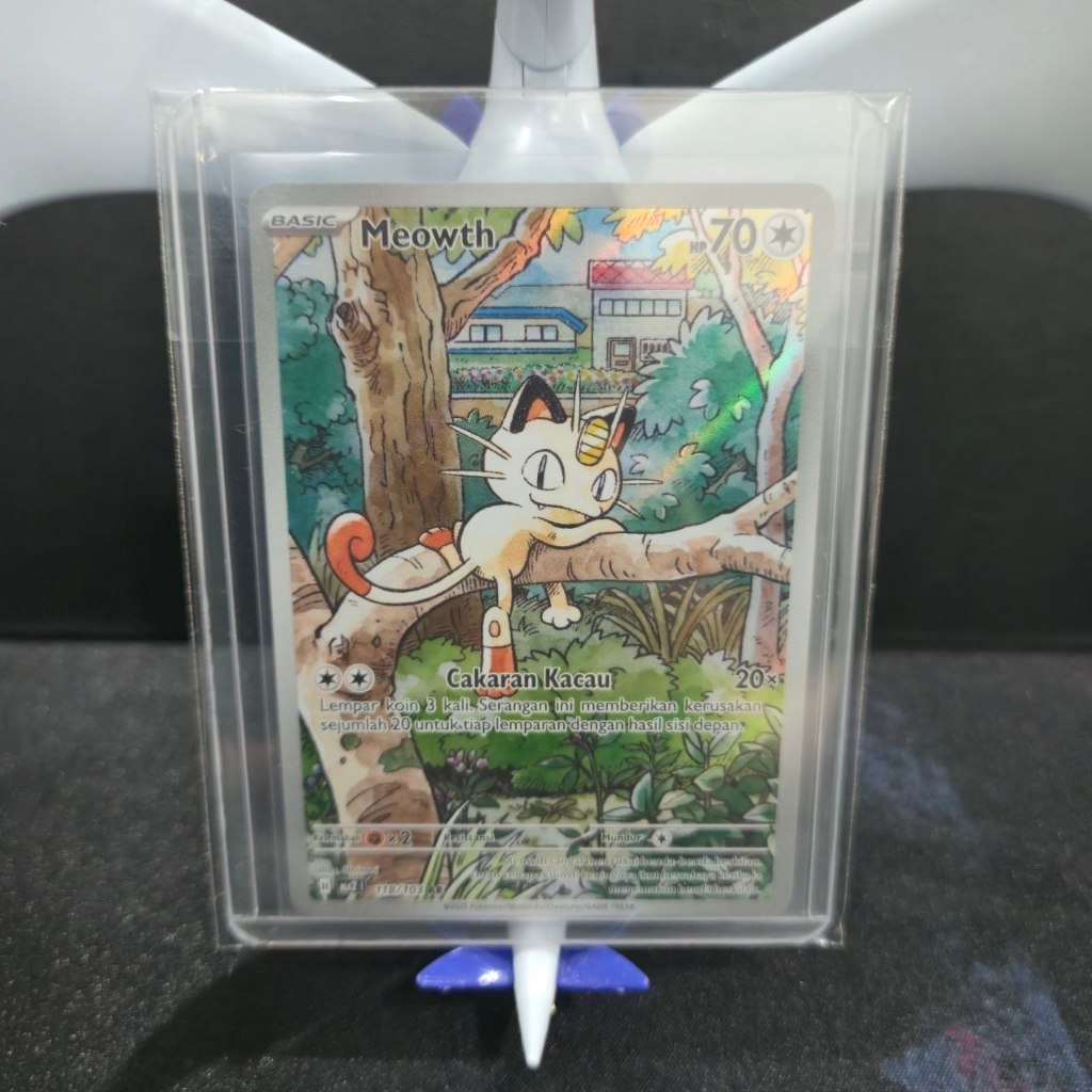 Kartu Pokemon Meowth AR 118/103 IDN
