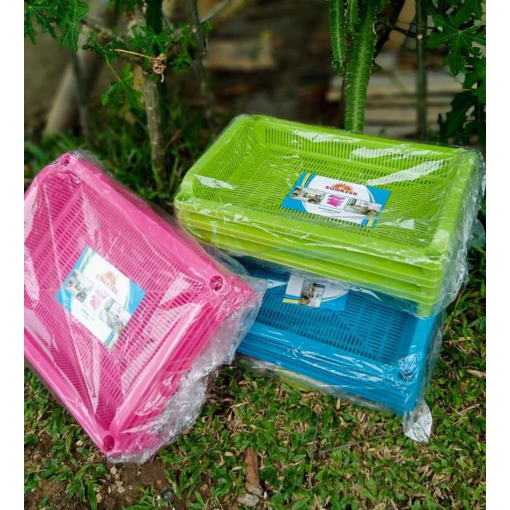Rak Plastik Susun 3 Sunrise/ Rak serbaguna plastik susun 3 Sunrise