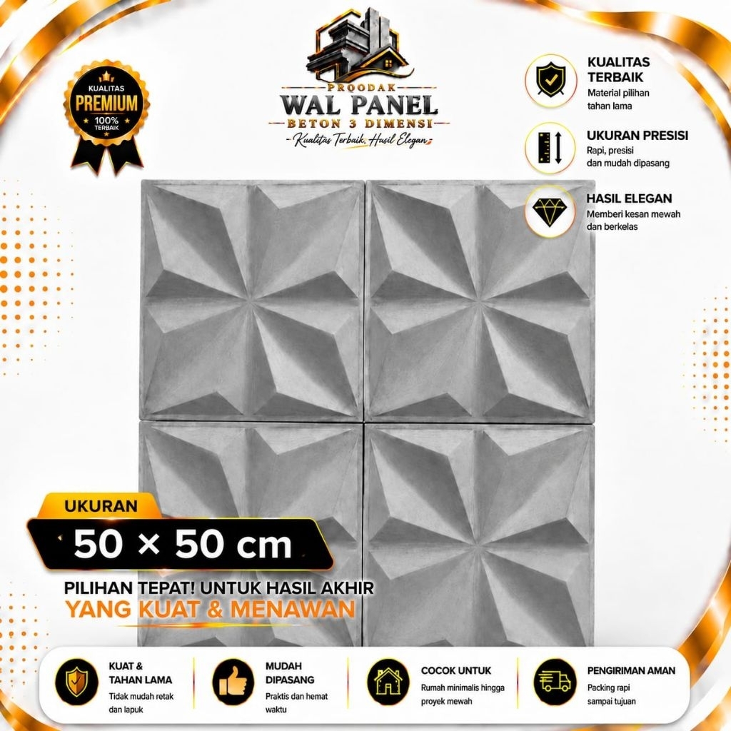 Wallpanel Beton 3d Wall Panel 3d Beton Dekorasi Dingding