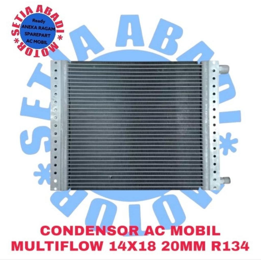 condensor kondensor AC mobil universal MULTIFLOW 14x18 20mm R134