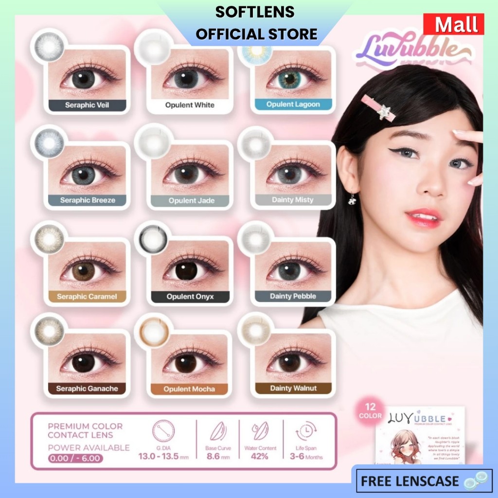 SOFTLENS LUVUBBLE (Normal) BY CTK 13-13.5MM Korea Soflens Natural