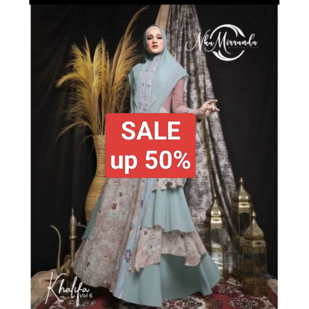 Gamis syar'i Khalifah 6 by nha Mirranda