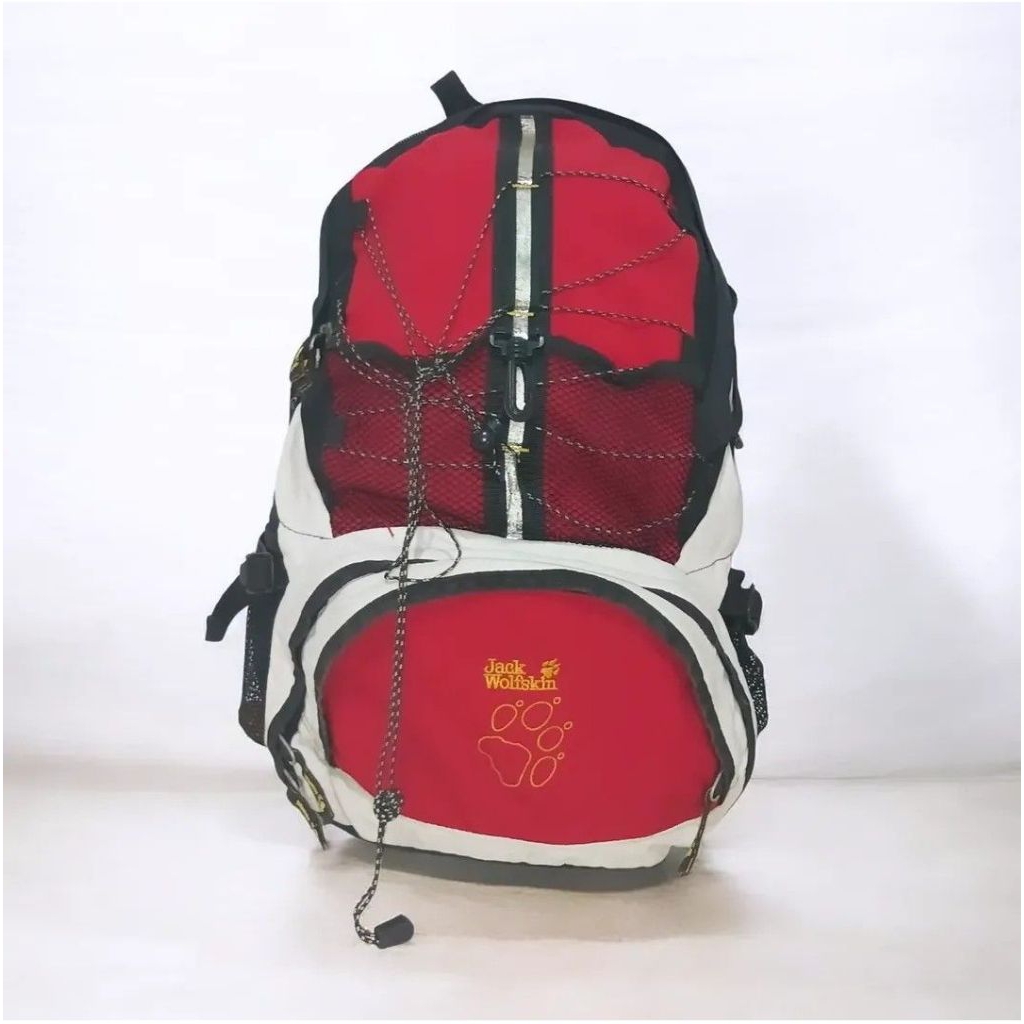 Jack Wolfskin Red/White/Black Semi Carrier Orginal