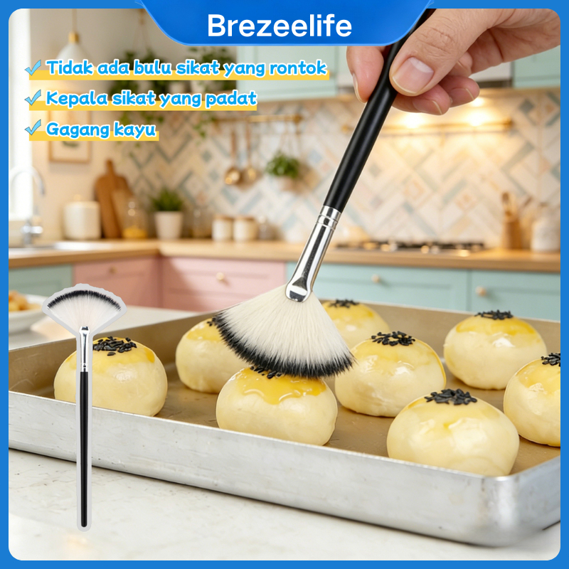 Kuas Nastar / brush nastar anti rontok/ brush nylon/ kuas kue kering/ kuas roti/ kuas baking/Kuas Ba