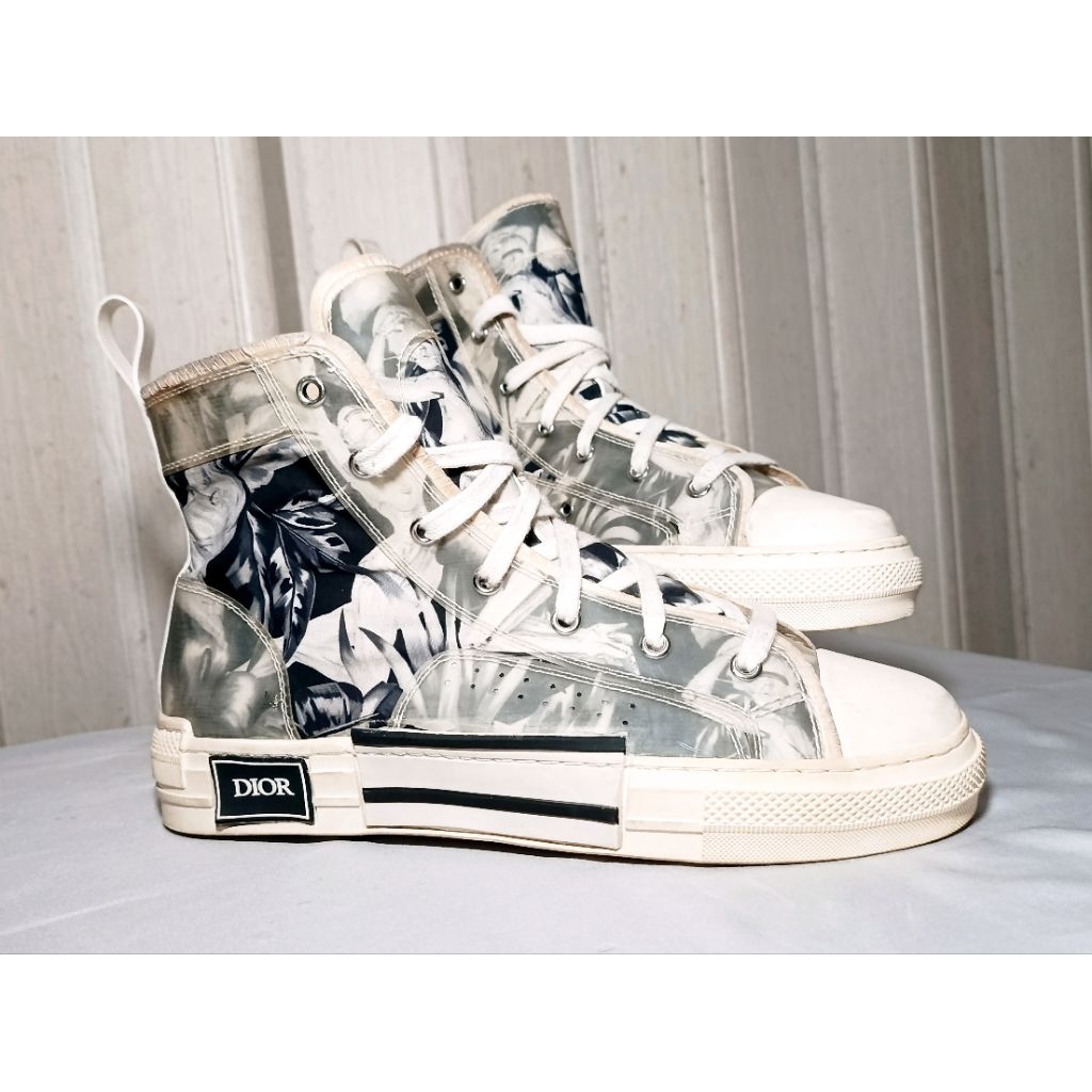 Sepatu Dior Mid Oblique Sneakers