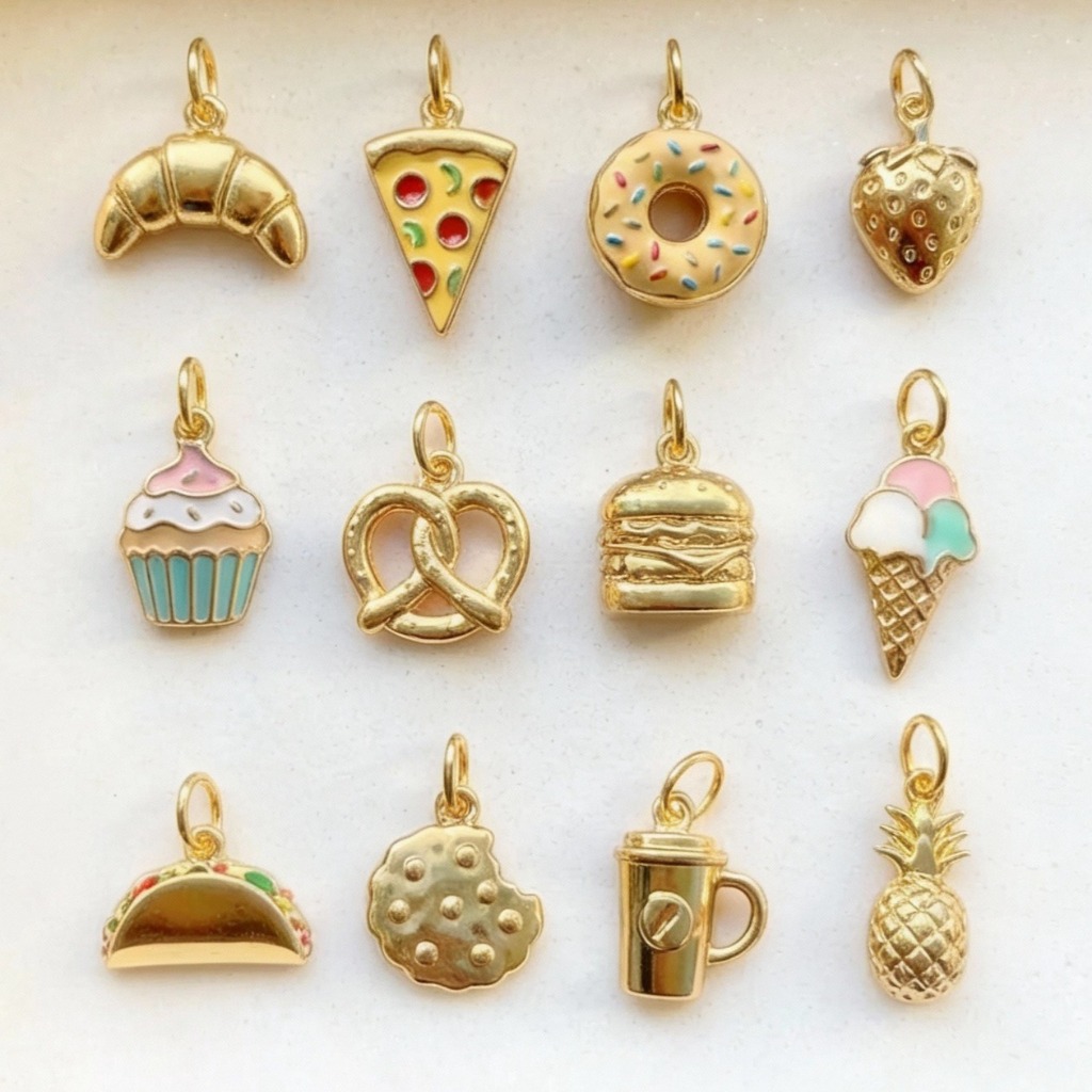 European and American new style stainless steel food-shaped taco pizza dessert hamburger ice cream c
