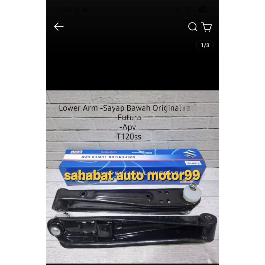 Lower Arm Sayap Bawah Lower Arm Suzuki Futura Apv T120SS Original 1Pc