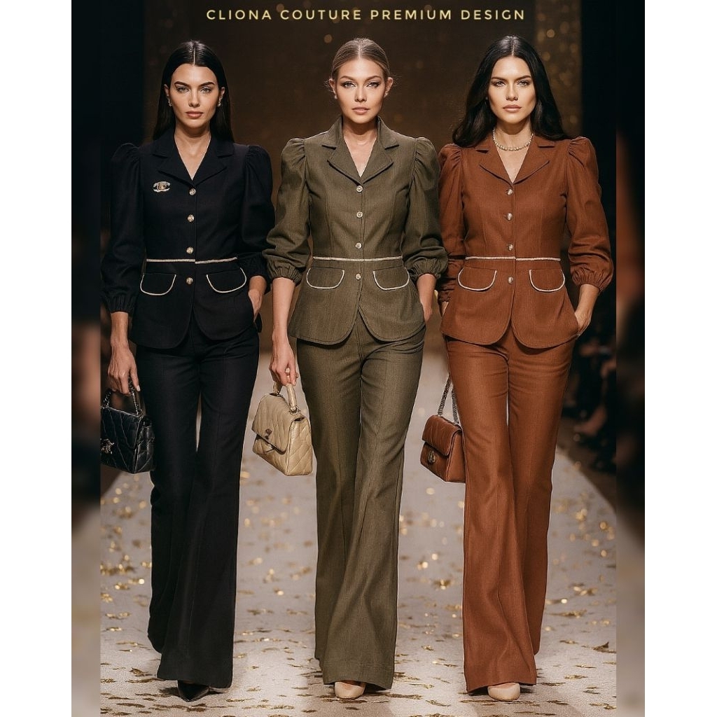 Cliona Couture One set premium Chan*l strech matt& recommend cutting