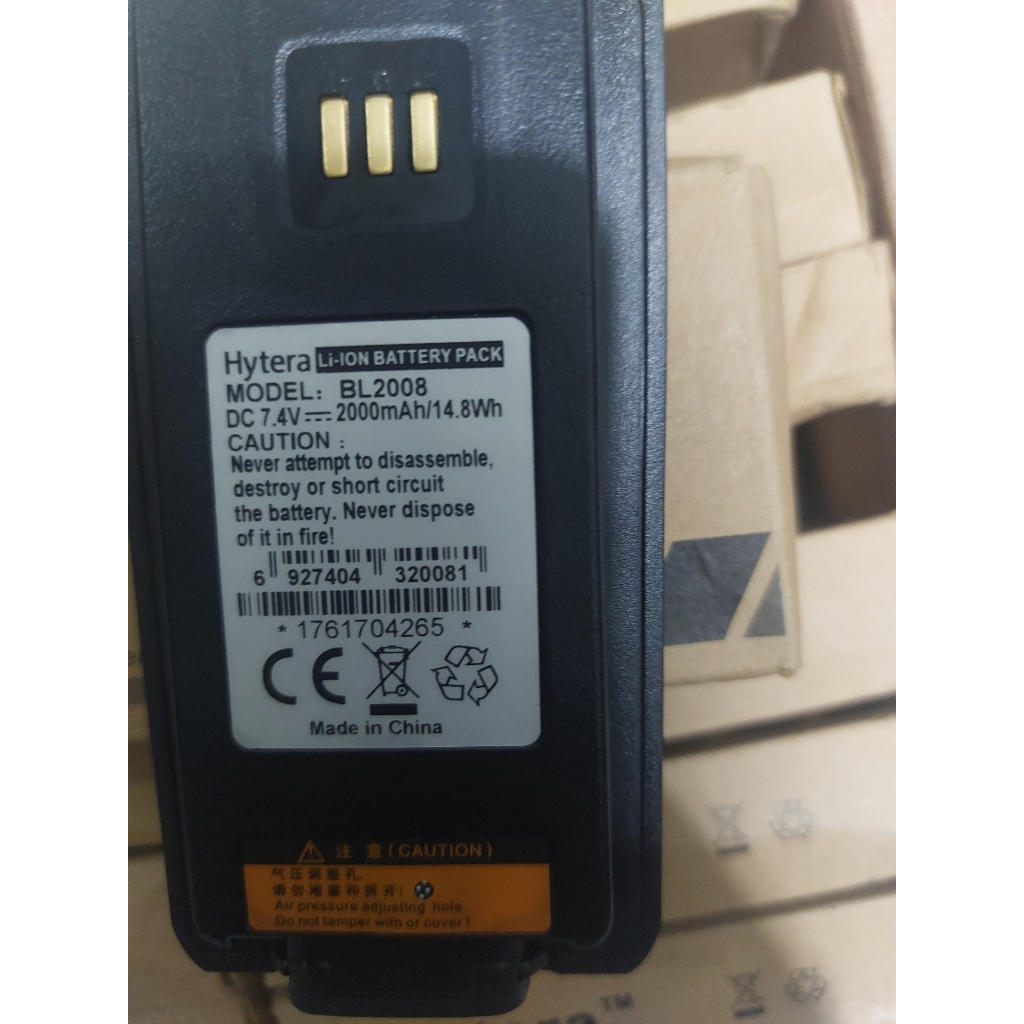 baterai ht hytera pd788 asli hytera ori batre hytera pd 788 termurah hytera bl-2008 baru