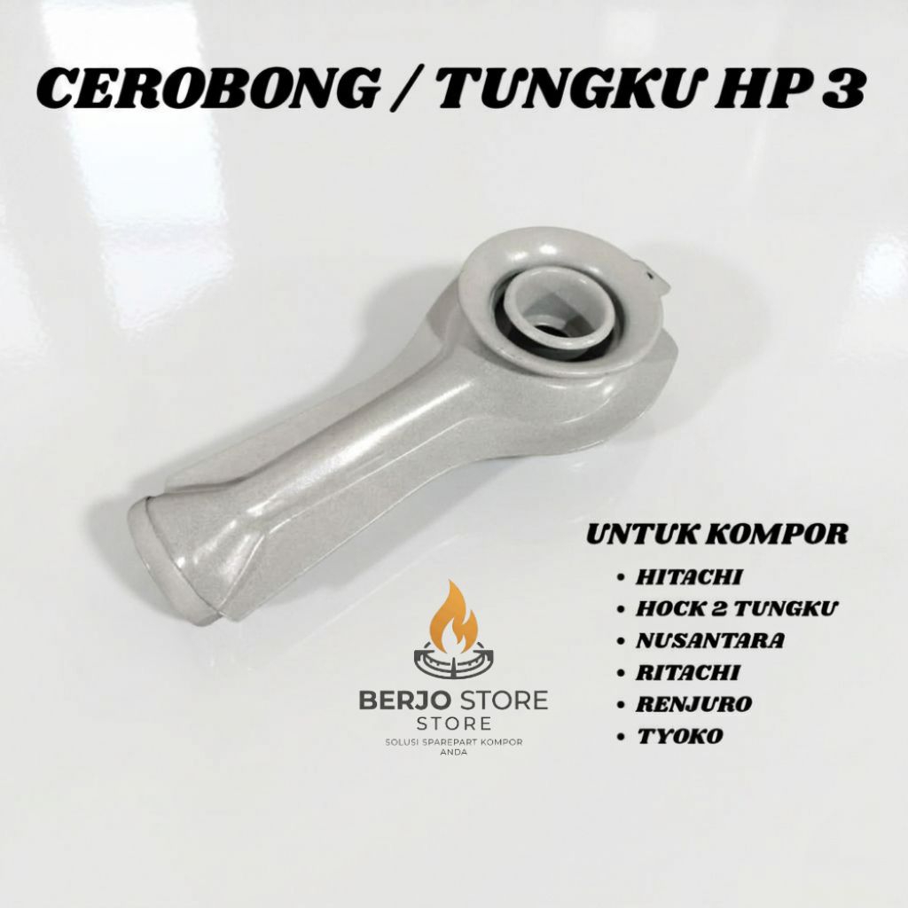 TUNGKU / CEROBONG KOMPOR GAS HP3 NUSANTARA TODACHI / KOMPOR GAS 2 TUNGKU