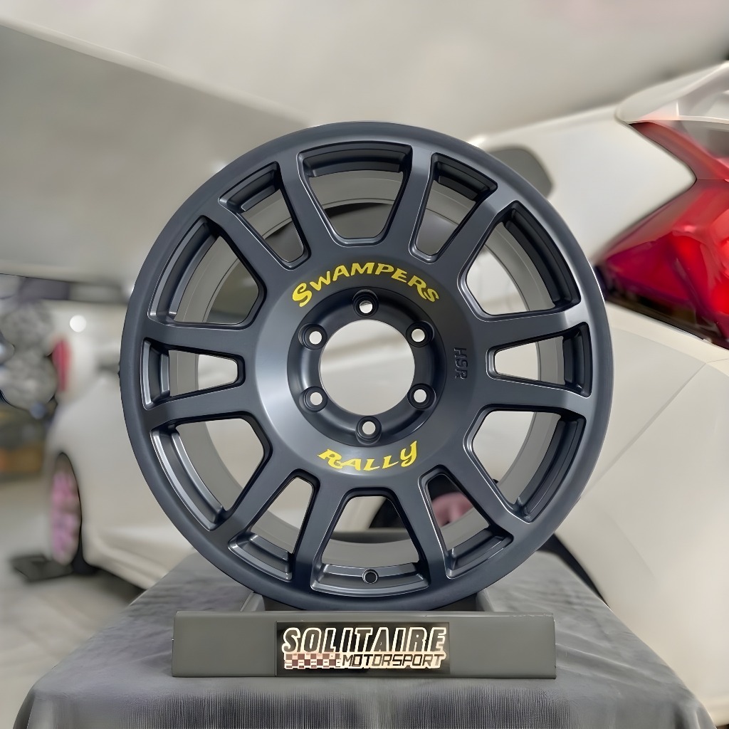 Velg Mobil Racing Mitsubishi Pajero Sport, Triton, dan Strada Pelek Offroad R18 Lebar 9 ET0 PCD 6x13