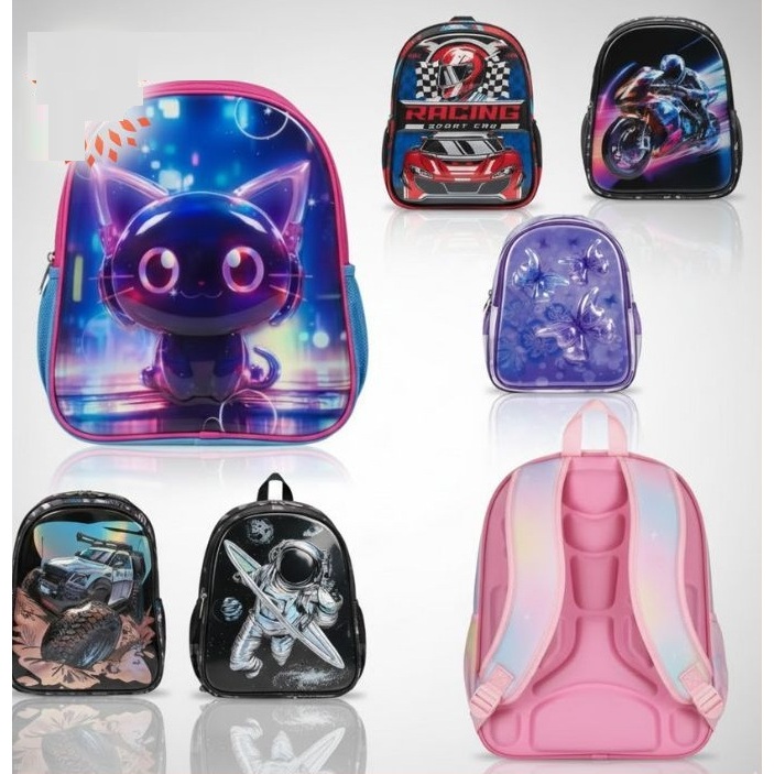 Tas Sekolah Anak Karakter Blink Perempuan Dan Laki Laki ANTI AIR SD Ransel Import Lucu Kupu Butterfl