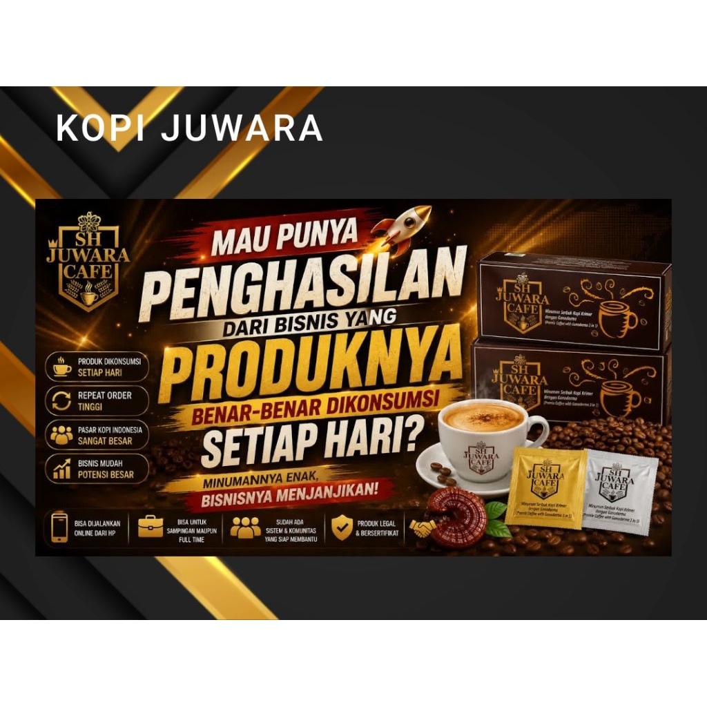 JUWARA KOPI LANDINGPAGE PENDEKATAN BISNIS