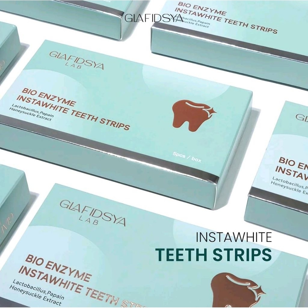 Glafidsya Dr. Reza | GLAB - BIO ENZYME INSTAWHITE TEETH STRIPS | By Dr. Reza