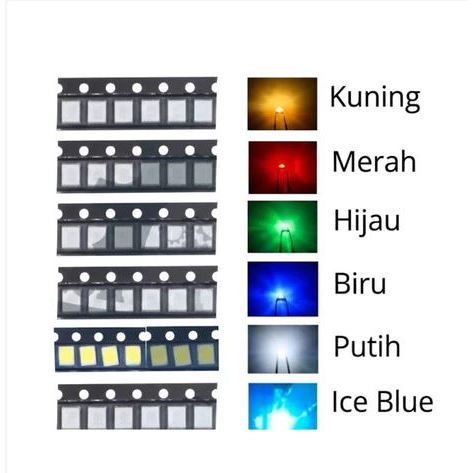 15 PCS Lampu LED SMD 3528 Universal LED All Type Speedometer