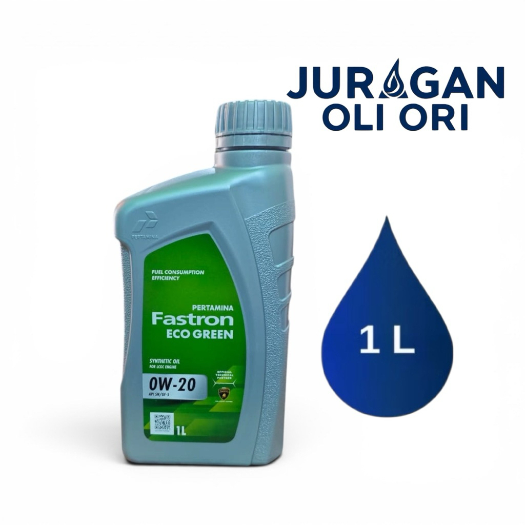 Fastron Eco Green API SN SAE 0W-20 oli mesin kemasan 1 liter