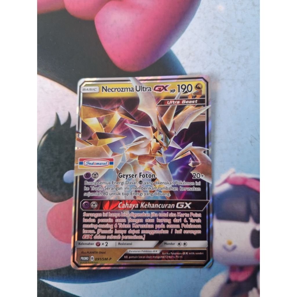 TCG Card Pokemon Necrozma Ultra GX (Indomaret)