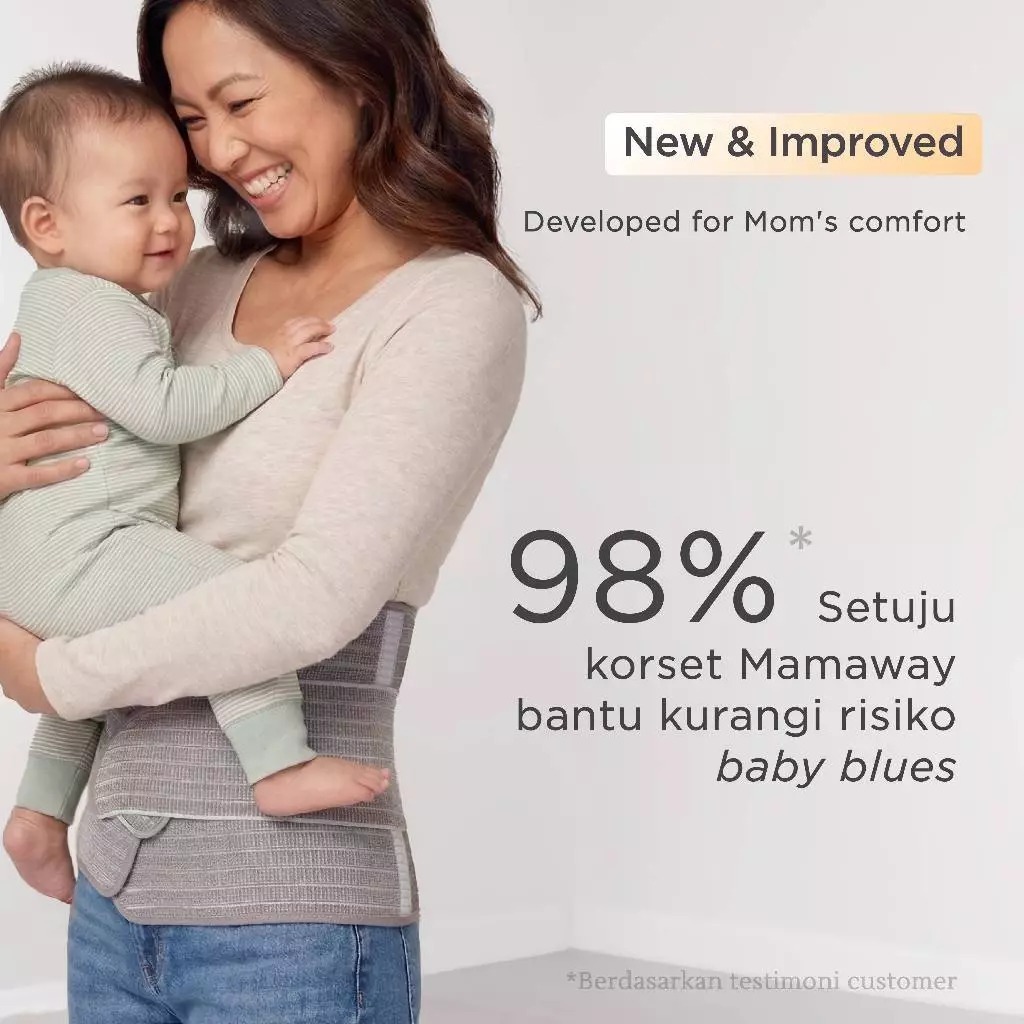 Korset Bamboo Pasca Melahirkan / MamaWay Bamboo Korset