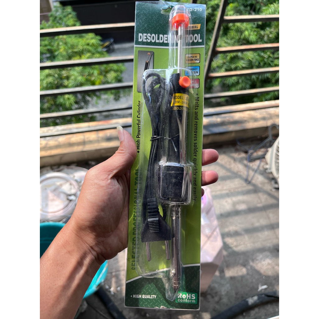 Alat Sedot Timah Solder Elektrik Desoldering iron Alat Pemanas Timah