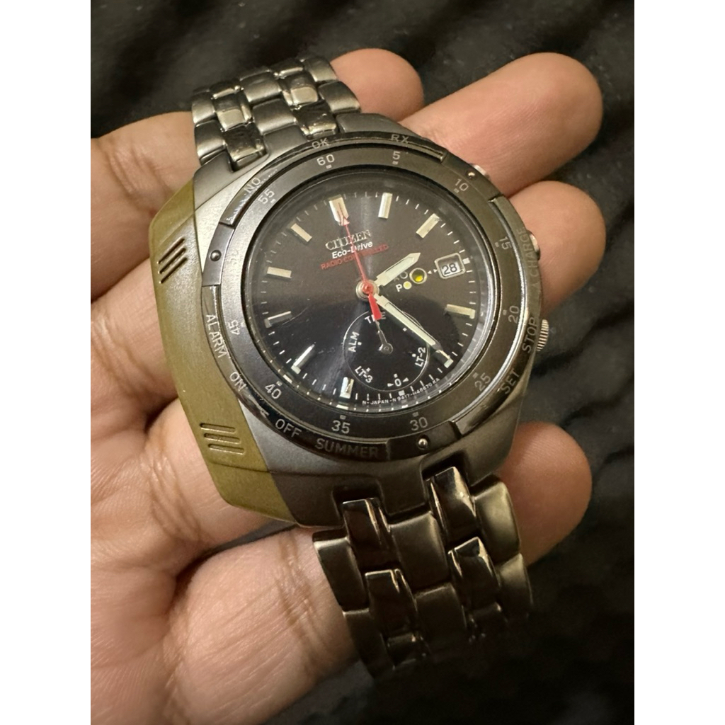 Citizen eco drive radio controller watch/ jam citizen drive