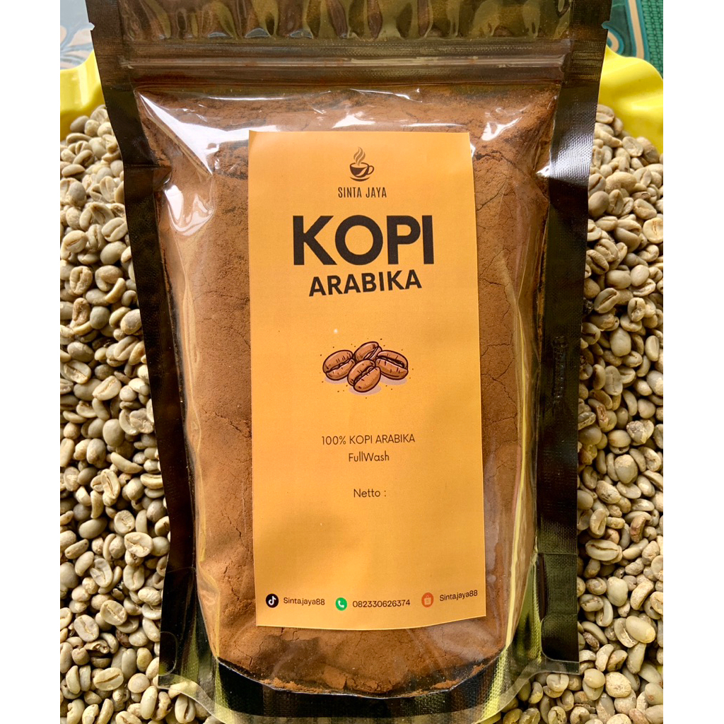1 KG BUBUK KOPI ARABIKA FULLWASH / 100% KOPI ARABIKA IJEN RAUNG