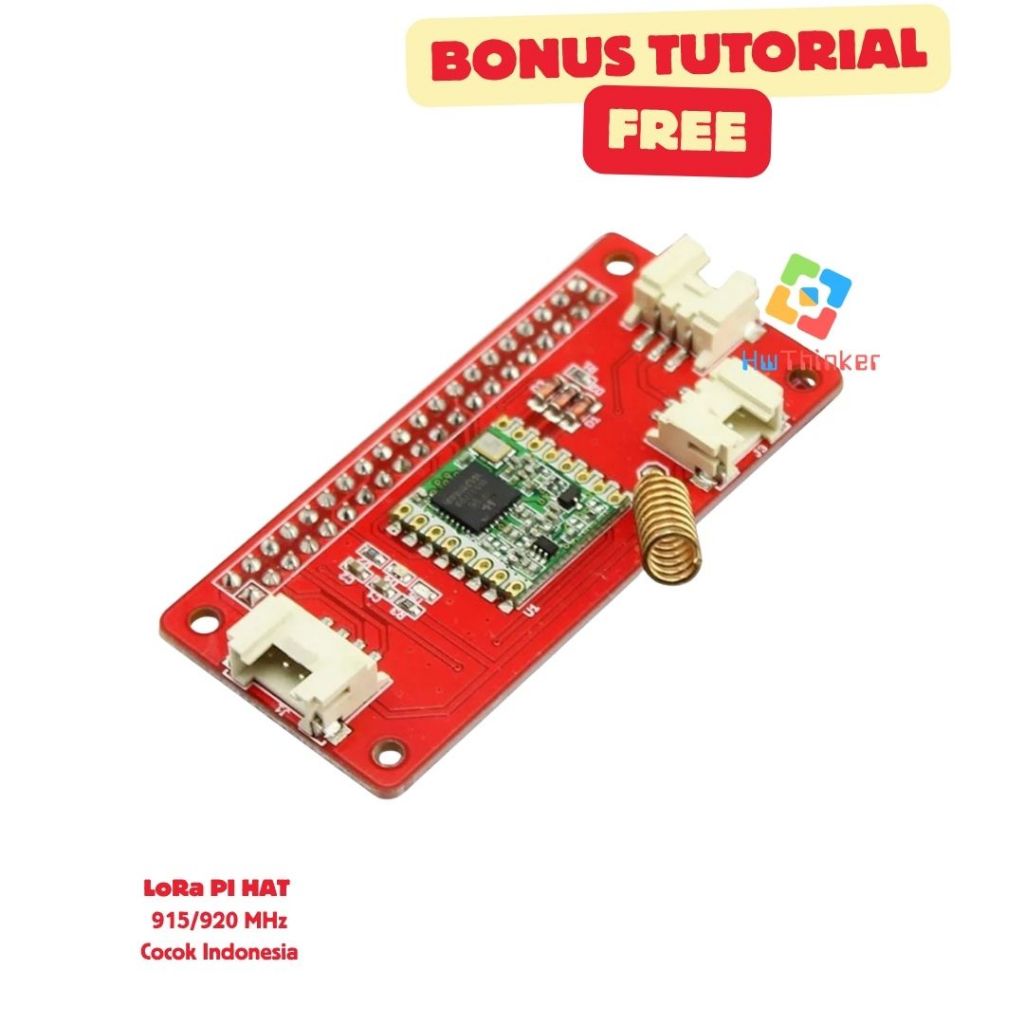 LoRa RFM95 Raspberry Pi Hat Shield 915–923MHz SX1276 Long Range IoT Module AS923 Compatible Raspberr