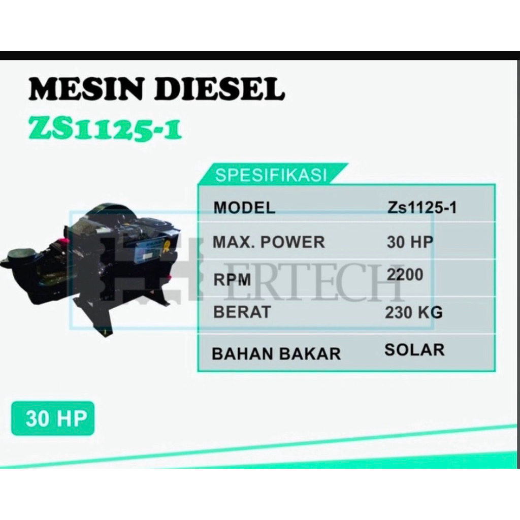 DOMPENG 30HP JIANG FA /  DIESEL JIANG FA HP / DOMPENG diese jiang fa Zs1125-1