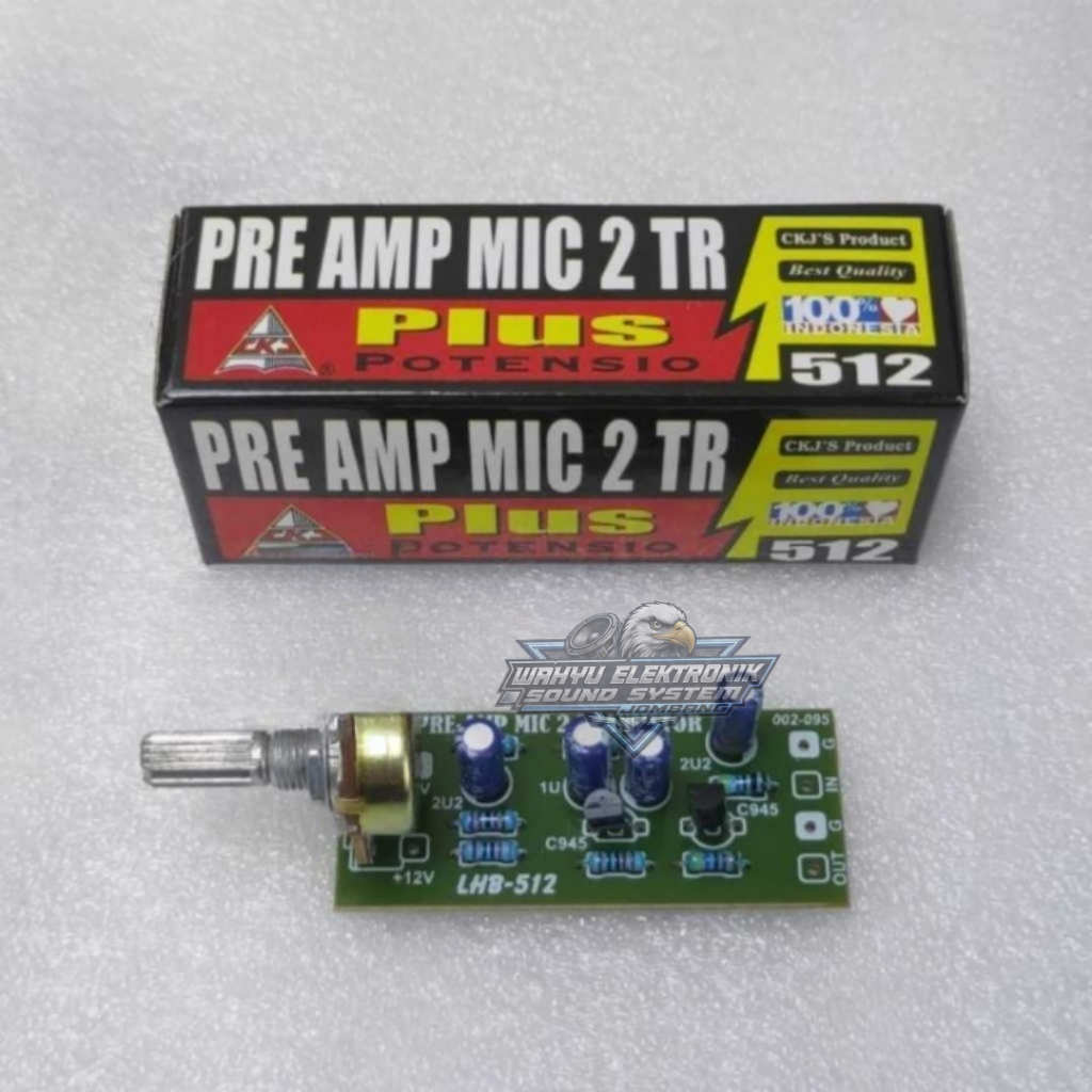 Pre Amp Mic 2 TR / PreAmp 2 Transistor Product CKJ 512 Original