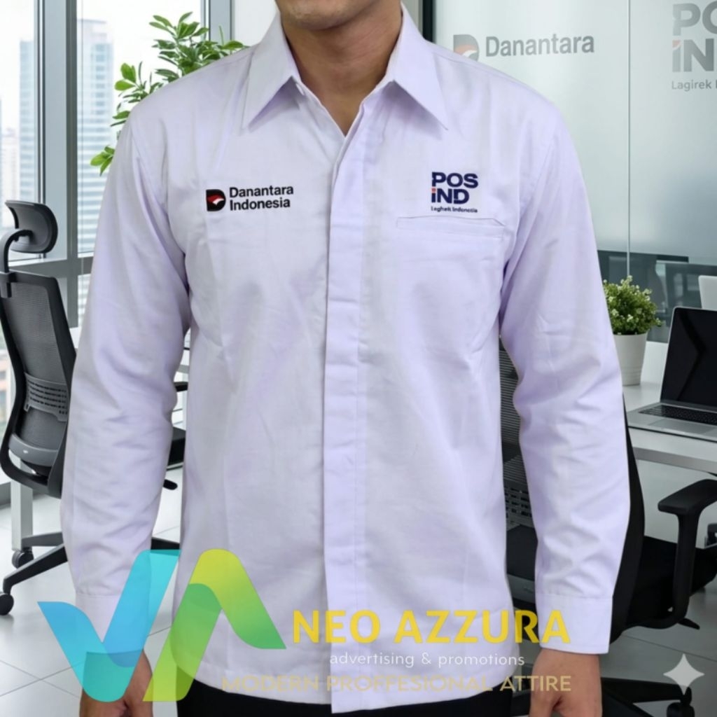 Kemeja Seragam Danantara Pos Indonesia Seragam Pos Indonesia