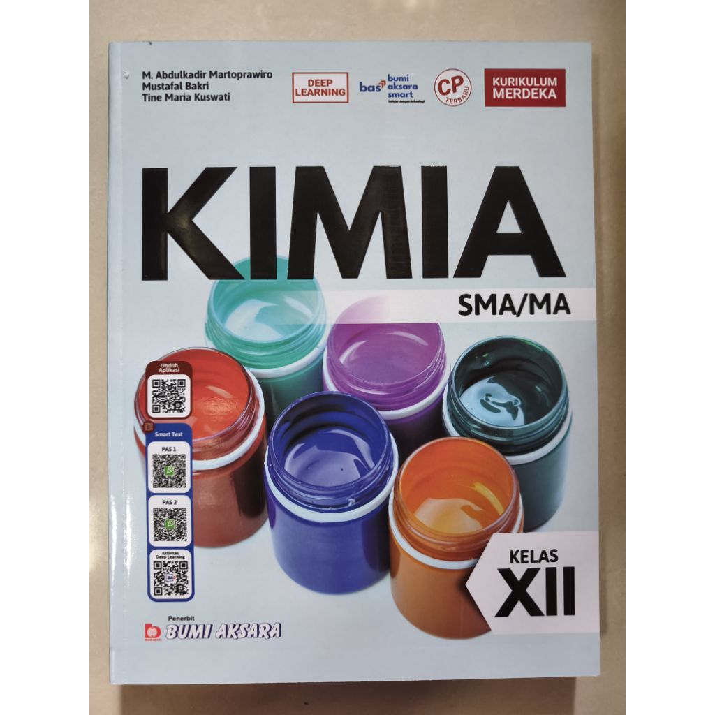 Bumi Aksara KIMIA kls XII 12 SMA MA Kurikulum Merdeka