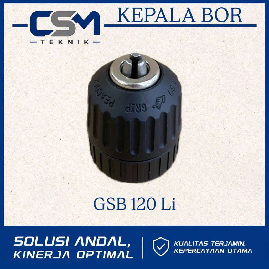 KEPALA BOR BATRE 10MM GSB 120 Li KEPALA BOR BATRE COMPACTIBLE BOSCH GSB 120 li