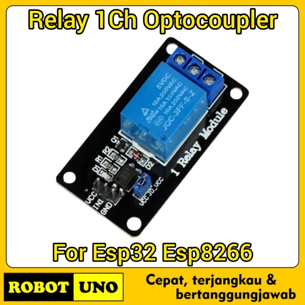 Relay 1 Channel Optocoupler For Esp32 Esp8266