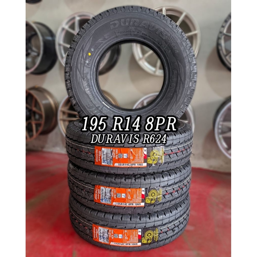 BAN BARU 195 R14 BRIDGESTONE DURAVIS