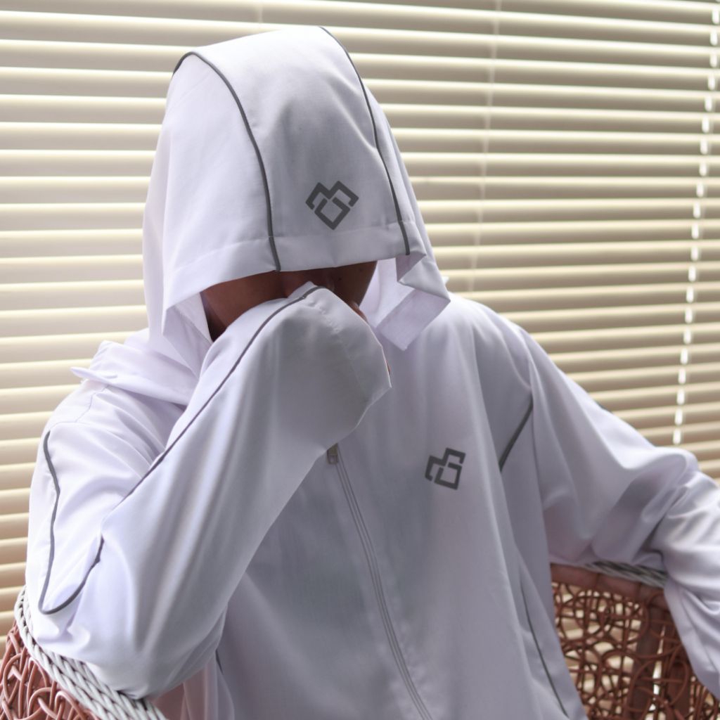 Gamis Hoodie Pria Reflective