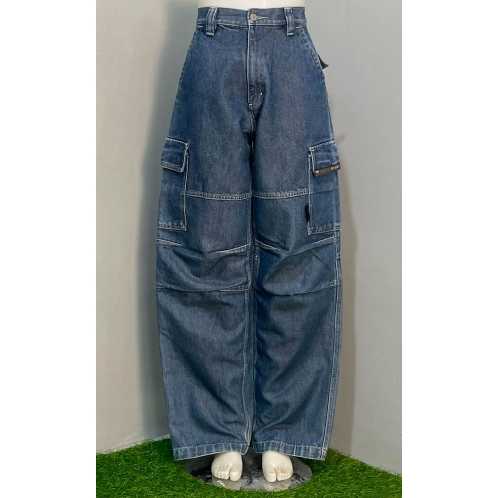 PJ Surf Cargo baggy jeans washed blue