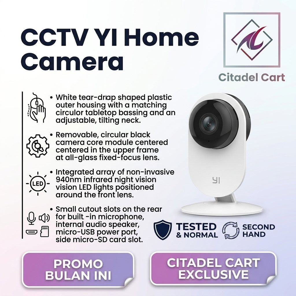 CCTV YI Home Camera Second Tested Murah